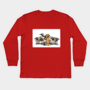 Shaun the sheep Kids Long Sleeve T-Shirt